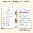 Spiral Notebook Journal, 328 Pages Linen Hardcover College Ruled Notebook, Lined Thick Journals for Women Men, A5 Thick Spiral Journal for Writing, 100GSM Paper, Cute Notebooks for Work School