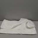 River Dream No Hook Hotel Cloth Shower Curtain Microfiber - Waterproof Soft Washable Fabric Shower Curtain or Liner with Magnets, White, Standard Size (71"W x 74"L (Pack of 1))