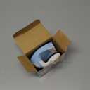 Honoson Mini Craft Iron Mini Heat Press Small Iron 3.93 x 2.36 x 2.76 in Portable Handy Tiny Flatiron with Charging Base Accessory for Fuse Bead Patch DIY Heat Transfer Vinyl(Light Blue)