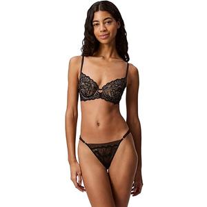 Calvin Klein Women's Seductive Comfort Full Coverage Unlined Bra, Black, 36B