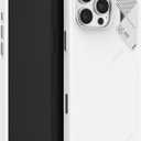 Aulumu A16 Vegan Leather Cooling iPhone 16 Pro Max Case | Updated Camera Control | with Cooling Fins | Luxury Comfort | Compatible with MagSafe | Complete Wrap-Around - Touch White