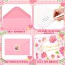 2 x Eaasty 48 Pack Pink Mother's Day Religious Gold Foil Cards with Envelopes and Stickers 6 Elegant Designs for Party Supplies