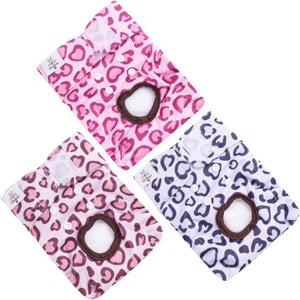 CuteBone Dog Diapers Female Washable Small Medium Large 2 Pack Reusable Doggie Diapers Puppy Period Pants for Doggy Heat Cycle Peeing D54M, Size M CuteBone Dog Diapers Female Washable Small Medium Large 2 Pack Reusable Doggie Diapers Puppy Period Pants for Doggy Heat Cycle Peeing D54M, Size M