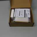 Amerdeco Front Door Lock Set with Double Cylinder Deadbolt, Black Exterior Entry Door Lever, Heavy Duty Entry Door Locksets for Left or Right Hand Exterior Door (Black 1 Pack）