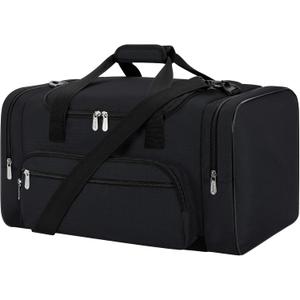 Sports Duffel Bag 20 inch for Travel Gym - Black