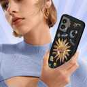 3 x for Moto G 5G 2024 Case Women - Cute Girls Phone Cover Girly Kawaii Aesthetic Unique Design Sun Stars Heavy Duty Protective Shockproof Military Grade Teens for Motorola Moto G 5G 2024 Cases