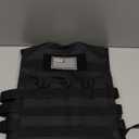 Black Tactical Style Plate Carrier Rig 
