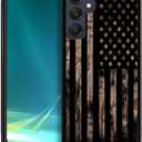 for Samsung Galaxy A25 Case 6.5 with Camouflage Flag Four Corner Airbag Protection Design Soft Silicone Frame Personalized Pattern Case Compatible with Samsung Galaxy A25 for Men