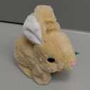 Bunny Toy - Easter My Realistic Bunny Toy, Life Like Robotic BunnyBunny Realistic BunnyJumping,Twitching,and Shaking LED Emitting Ears,Animated Bunny Toys Easter Gift for KidsBrown