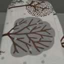 Great Bay Home Flannel Sheet Set Queen Size - 100% Turkish Cotton, Double-Brushed, Lodge-Printed Bed Sheets - Ultra-Soft, Cozy, 4-Piece Rustic Bedding Set (Snowy Forest)