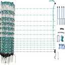 RentACoop Poultry Netting Electric Fence - Electric Poultry Enclosure for Chickens, Ducks, Turkeys - Suitable for 4 Week Old Chickens/Older and Adult Poultry - Energizer Not Included - 168' L x 42" H