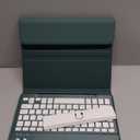 Harvopu Compatible for iPad Air 11-inch/ 10.9" Air 5th 4th Generation Case with Keyboard - Backlit Detachable, Folio Cover with Pencil Holder for iPad Air 11 Inch M4/M3/M2, Air 5/ Air 4 (Pine Green)