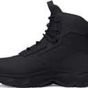 Under Armour Men's Stellar G2 6" Lace Up Military and Tactical Boot (10, (001) Black/Black/Pitch Gray)