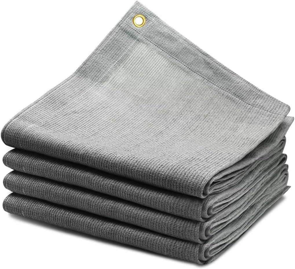 90% Sun Shade Cloth for Garden, 10X30 Ft Breathable Sunshade Fabric Cover, UV Blocking & Privacy Protection Screen for Patio, Deck, Porch, Carport,10X30 FT