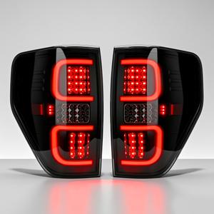 OKSIWA LED Tail Lights for 2009-2014 Ford F150,Plug and Play,Smoked Lens