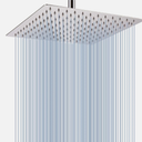 Stainless Steel Waterfall Shower Heads Square High Pressure Rainfall Shower Head Rain Showerheads for Bathroom