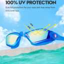 3 x Adult Swim Goggles 2 Pack Anti Fog Swimming Goggles, No Leaking UV Protection Pool Goggles for Men Women Youth