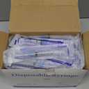 100 Pack 3ml Syringes with Needle 23Ga 1 Inch,Disposable Luer Lock Syringe for Liquids Dispensing,Scientific Labs
