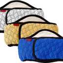 Mkono Male Dog Belly Band Wraps Washable Dog Diapers Male for Small and Medium Dogs, Waist 19.2 Inches to 23.8 Inches(3 Pack,Blue,White,Yellow)