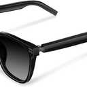 Smart Glasses, Photochromic Anti Blue Light Bluetooth Sunglasses, UV400 Protection, Open-Ear Audio, Hands-Free Calls, Voice Assistant, Wireless Eyewear for Men Women