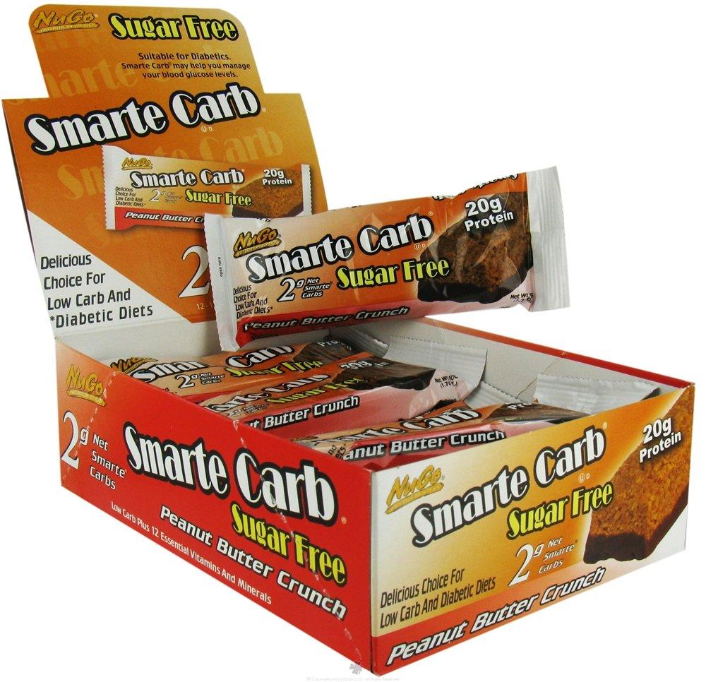 NuGo Nutrition Smarte Carb Peanut Butter Crunch Bar 12 Bar(S), BBS: SEP 18, 2025