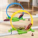 360-degree Thrilling Loop Track Includes Two Loops and Three 1:64 Scale Toy Cars for Easy Storage. It's Perfect for Boys Aged 3-7 and Makes a for Birthdays, Halloween, Christmas