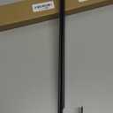 Wreath Door Hanger, 2 Pack Adjustable Wreath Hanger for Front Door Decor Halloween Christmas Decorations from 14.9-25", Heavy Duty Metal Over The Door Hooks Organizer 20 lbs Indoor Outdoor (Black-15.6IN-2Pack)