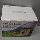 Camera Bird Feeder,Smart Bird Feeder with Camera,High-End Bamboo Birds Watching Cam,2K HD Came Solar Powered,AI Identify 16000+,Auto Capture Birds & Notify in Time, Ideal Gift for Backyard Birder