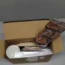 172 Pcs Western Party Supplies Serves 24, Include Cowboy Tablecloth Happy Birthday Banner, Plates and Napkins Tableware Set for Western Cowboy Theme Wild West Decorations