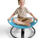 Spinning Chair for Autistic Kids - Sensory Spinning Chair for Autistic Children with Safety Handle & Non-Slip Design, Swivel Chairs for 3-8 Years Kids Autism(Blue)