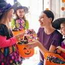 24 Pack Prefilled Plastic Witch Cauldron Toys for Halloween Party,192 PCS Halloween Party Favors for Kid as School Classroom Prizes & Trick or Treats Gifts