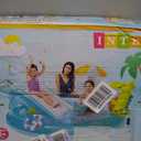 INTEX Gator Inflatable Kiddie Pool: Inflatable Kids Pool with Water Sprayer and Slide  Splash Pad  79" x 67" x 33"  Ages 3+