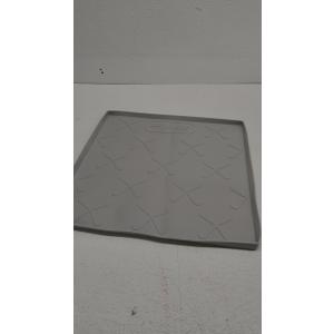 SIKADEER 19" x 19" Under Sink Mat Waterproof, Silicone Mat Kitchen Drawer Shelf and Cabinet Liner, Sink Protector for Kitchen Organizers and Storage, Boot Tray Pet Food Mats (Gray)