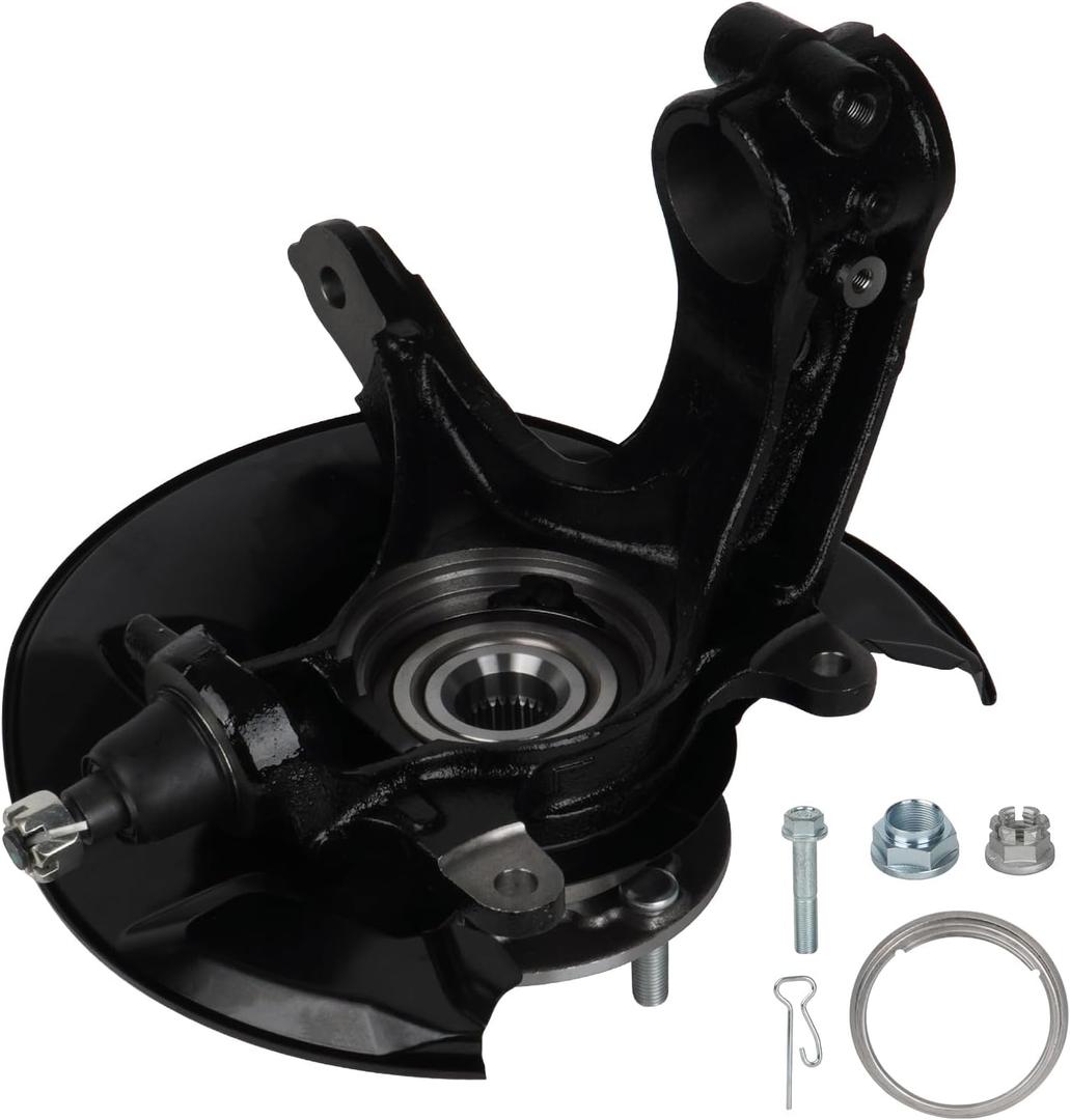 Front Left Steering Knuckle & Wheel Bearing Hub Assembly Fit for Honda Accord 2013 2014 2015 2016(2016 Accord fits L4 2.4L Model Only), Replace for LK017 51215T2AK01, Driver Side