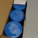 Blue Pillar Candles for Home Scented, Set of 3 Strong Ocean Fragrance Scented Candles, 50+ Hrs Long Burning Candles Set