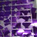 COKAOBE Purple Shimmer Wall Backdrop, 24PCS Square Sequin Shimmer Backdrop Panel, Photo Backdrops for Birthday, Anniversary, Wedding, Graduation & Bachelorette Party Decoration