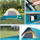 UNP 4 Person Camping Tent Waterproof Family Dome Tent Outdoor
