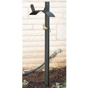 Panacea Basic Hose Stand with Brass Spigot, Black 