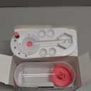 2026 Upgraded Paint Brush Cleaner for Artists, Kids Painting Station with Brush Washer, Portable Paint Station & Rinsing Tool, Art Supplies Cleaning System for Children Adults (White-Pink)