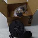 Moen Genta LX Matte Black Pressure Balancing Eco-Performance Modern Shower Handle and Wide Showerhead, Posi-Temp Valve Required, T2472EPBL