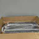 sogiv 4 Pack 3-Tier Shipping Container Shelving Bracket with 64"(H) X 19"(D), Heavy-Duty Powder-Coated Steel Cargo Shelves, Shipping Cargo Shelves Universal for Heavy Duty Trailer Containers