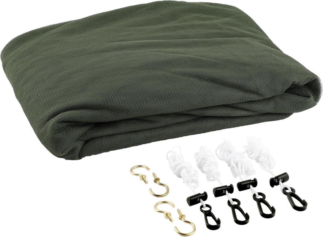 Coghlan's Hiker's Rectangular Mosquito Net (Double Wide / 240-mesh, Olive Green)