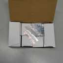 coolnews 8 Pack Crystal Glass Drawer Knobs Brushed Brass/Gold Cabinet Knobs Square Dresser Knobs and Pulls for Kitchen Cupboard 1-3/8 Inch (Clear Crystal+Satin Brass Base)