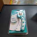 45mm Rotary Cutter with 5pcs Extra Blades, Ergonomic Handle Rolling Cutter with Safety Lock for Fabric, Leather, Crafting, Sewing, Quilting, Fabric Rotary Cutter Perfect for Left & Right Hand (Green) (Turquoise)