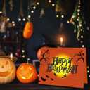 3D Pop Up Happy Halloween Card, 3D Greeting Pop Up Halloween Card with Light and Music, For Lover, Friends, Family, Colleagues, Includes Message Card and Envelope