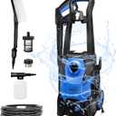 Electric Pressure Washer, Electric Power Washer with Rotatable Nozzles, 3200 PSI Max 2.2 GPM High Pressure Cleaning Machine with Foam Cannon, Power Washer for Car, Floor, Yard, Patios, Fence