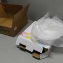 OUNONA Round Ceiling Light Cover 10.43 Inch Plastic Lampshade Replacement for Bedroom Hallway Staircase Modern Ceiling Lamp Shade Easy Clip-on Installation