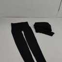 3 Pack Fleece Lined Leggings Women High Waisted Warm Winter Yoga Pants for Women Thermal Running Workout Leggings S/M Black