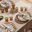 KINGSTONE 100% French Linen Table Runner 72", 210GSM Heavyweight Artisanry, Crease-Free Scroll Packaging, 14x72 for Easter, Mother's Day, Modern Farmhouse Decor