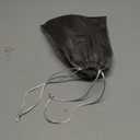 Short Drawstring Ponytail Hair Extension for Black Women 14 Inch Straight Ponytail with End Curls Synthetic Fake Hairpieces Dark Brown